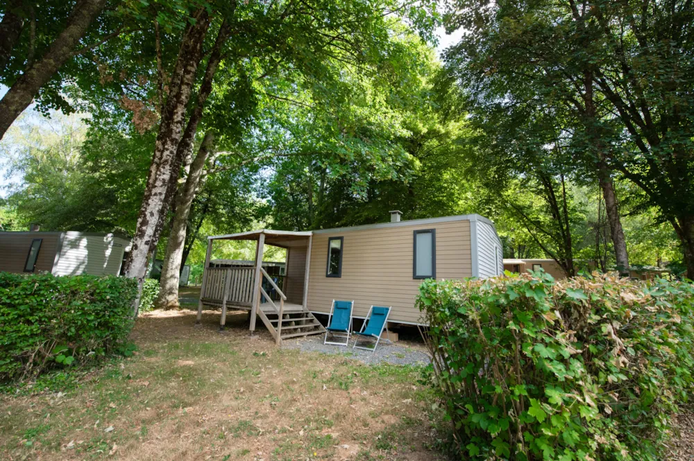 Location - Mobil-Home Source 24M² - 2 Chambres - Flower Camping de Rouffiac