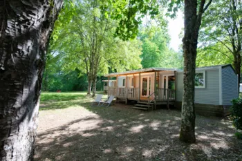 Mietunterkunft - Mobil Home Aventure Premium 38M² - 3 Zimmer - Flower Camping de Rouffiac