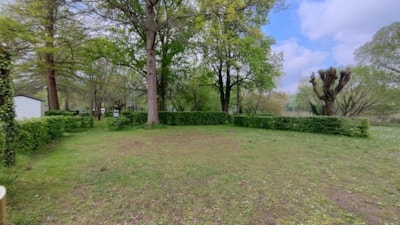 Camping spot for hikers or cyclists with tent, no electricity