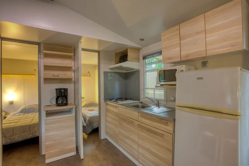 Mobil-Home Standard 30M² Trémolat - 3 Chambres + Terrasse Semi-Couverte