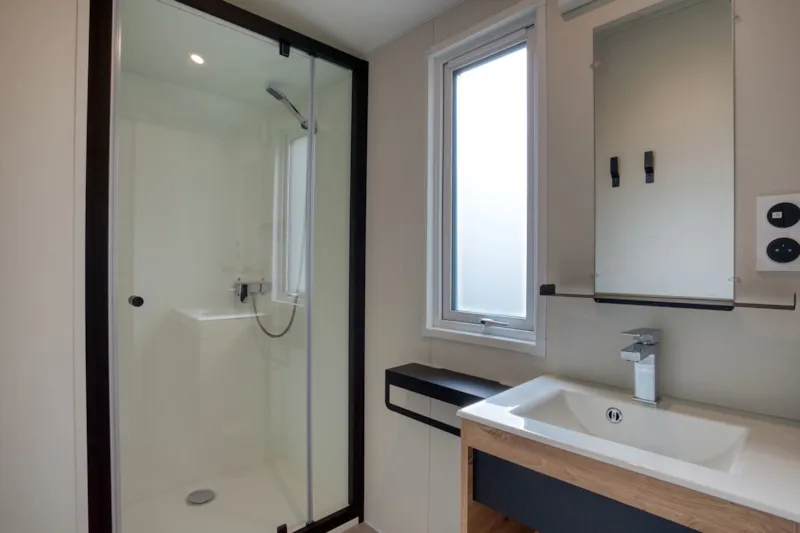 Mobil-Home Premium 29M² Bahia - 2 Chambres +  Terrasse Couverte +Lv + Tv + Clim