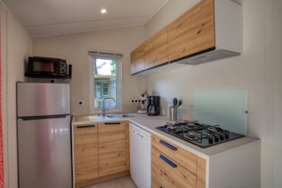 Mobile Home Premium 29m² Bahia - 2 bedrooms + covered terrace + dishwasher + TV + AC