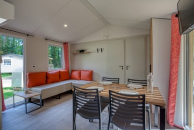 Mobile Home Premium 29m² Bahia - 2 bedrooms + covered terrace + dishwasher + TV + AC