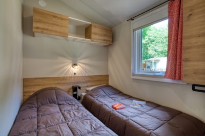Mobile Home Premium 29m² Bahia - 2 bedrooms + covered terrace + dishwasher + TV + AC