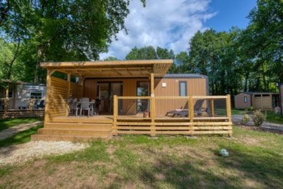 Mobile Home Premium 29m² Bahia - 2 bedrooms + covered terrace + dishwasher + TV + AC