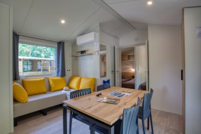 Mobile Home Premium 33m² Bahia - 3 bedrooms + half covered terrace + dishwasher + TV + AC