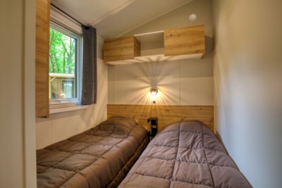 Mobile Home Premium 33m² Bahia - 3 bedrooms + half covered terrace + dishwasher + TV + AC