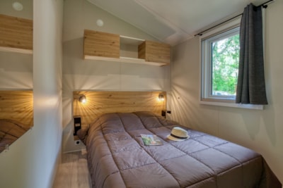 Mobile Home Premium 33m² Bahia - 3 bedrooms + half covered terrace + dishwasher + TV + AC