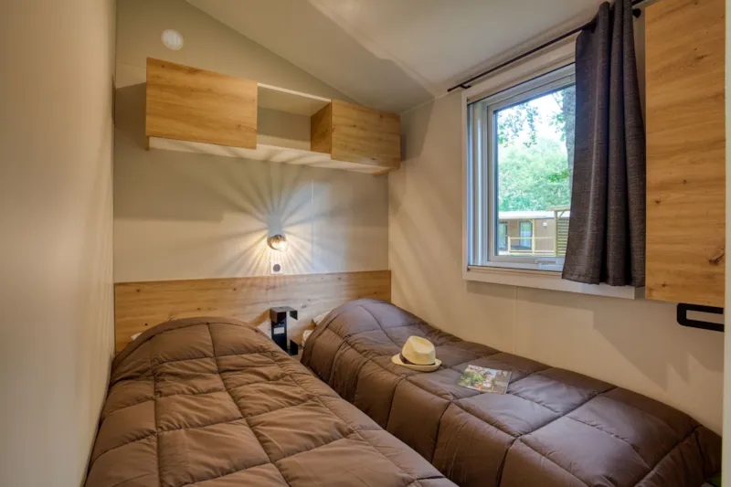 Mobil-Home Premium 33M² Bali - 2 Chambres + Terrasse Couverte+Lv+Tv+Clim