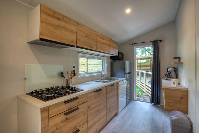 Mobil-Home Premium 33M² Bali - 2 Chambres + Terrasse Couverte+Lv+Tv+Clim