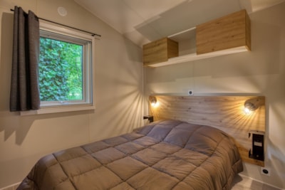 Premium Mobile Home 33m² Bali - 2 bedrooms + Covered terrace + Dishwasher + TV + Air conditioning