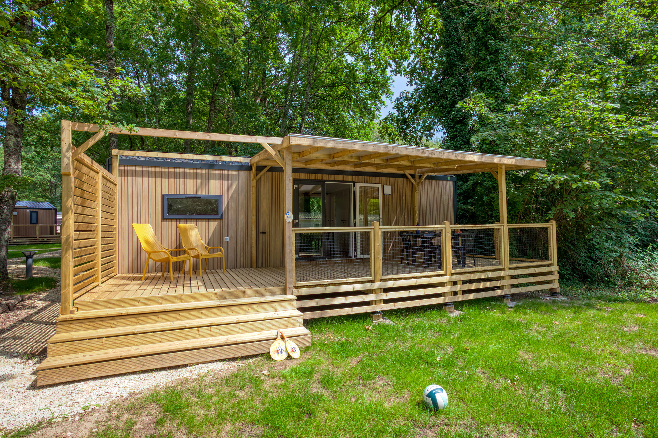 Accommodation - Mobil-Home Premium 33M - Flower Camping LES BERGES DE LA DORDOGNE