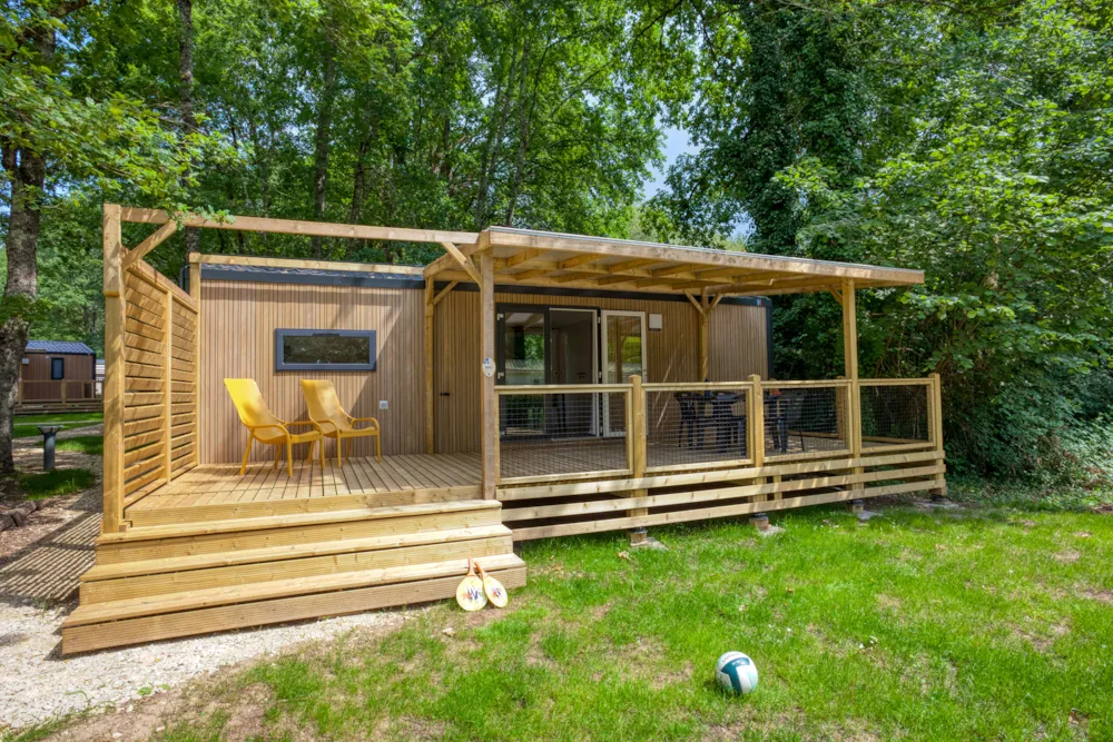 Accommodation - Mobil-Home Premium 33M - Flower Camping LES BERGES DE LA DORDOGNE