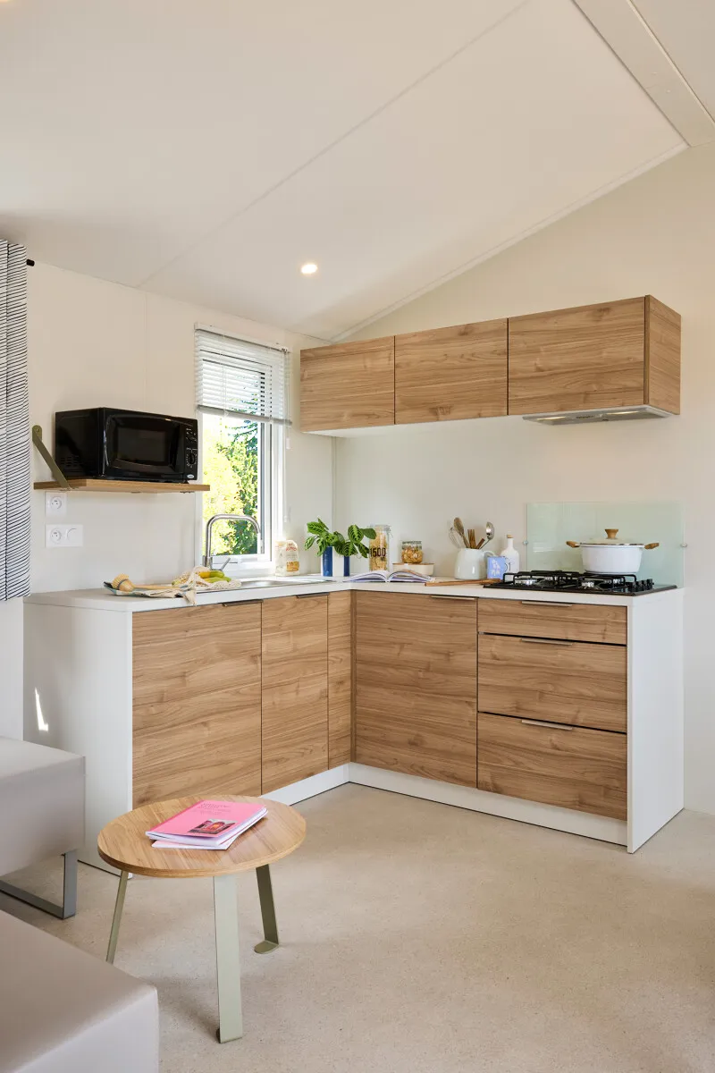 Mobil-Home Toscane Premium 33M² - 3 Chambres + Terrasse Couverte + Clim + Tv + Lv