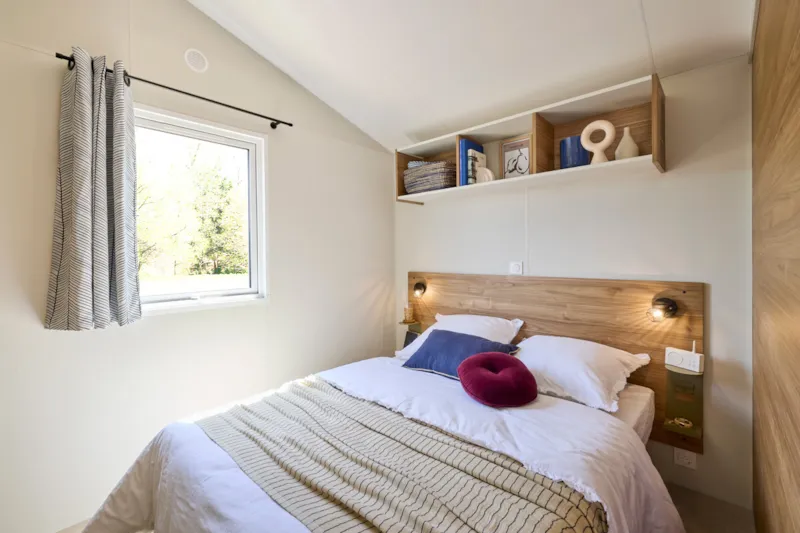 Mobil-Home Toscane Premium 33M² - 3 Chambres + Terrasse Couverte + Clim + Tv + Lv