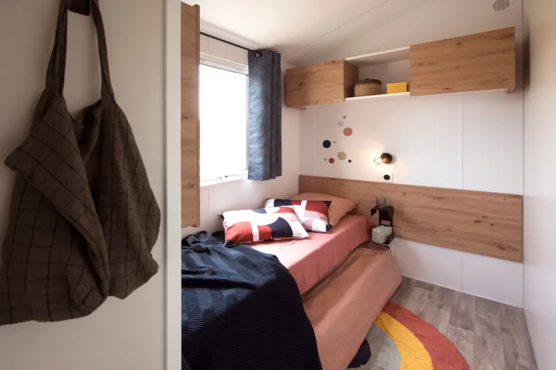 Mobil-Home Premium Aëla 40M² - 4 Chambres - 2 Salles De Bain + Terrasse Couverte + Clim + Tv + Lv