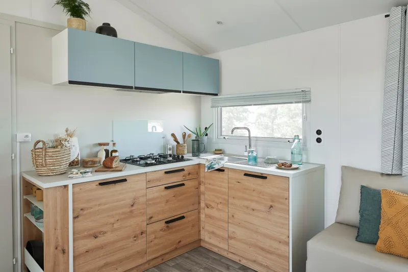 Mobil-Home Premium Almeria 40M² - 3 Chambres - 2 Salles De Bain + Terrasse Couverte + Clim + Tv + Lv