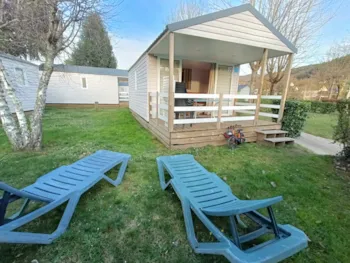 Mietunterkunft - Economy-Mobilheim, 2 Schlafzimmer, 4 Personen - Camping Marmotel