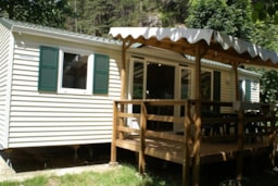 Mietunterkunft - Mobil Home Louisiane Zen + Fores (3 Zimmer) - Camping Le Capelan