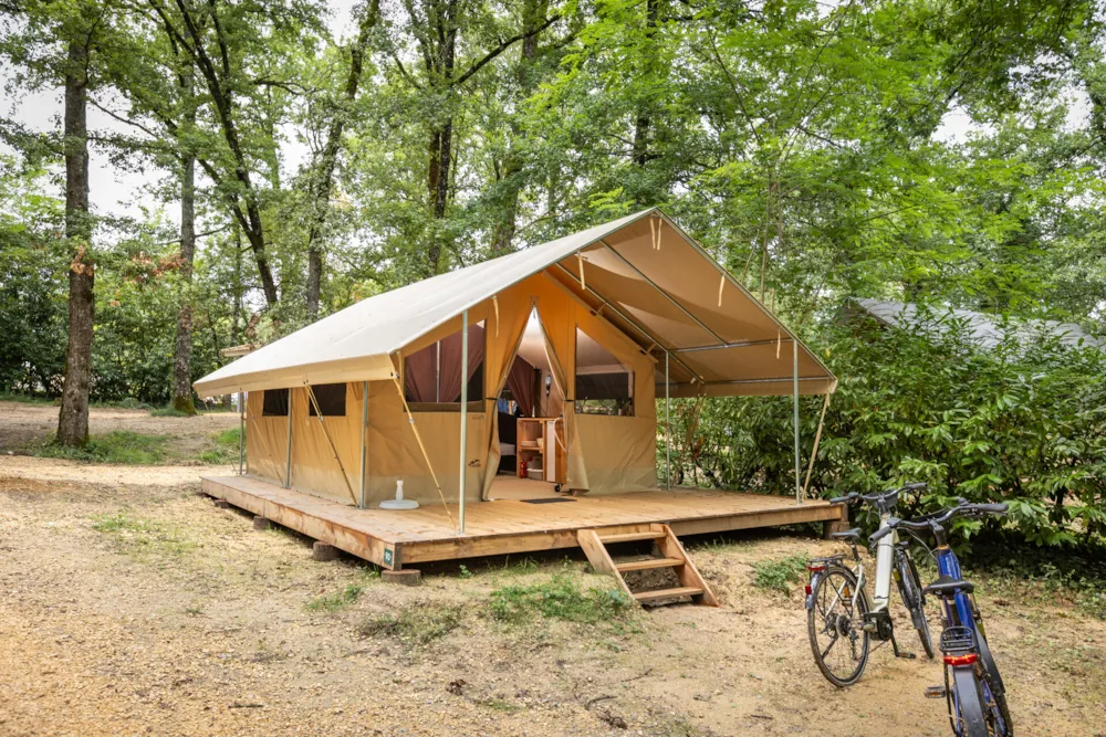 Location - Tente Toile & Bois Classic - Huttopia Chardons Bleus - Ile de Ré