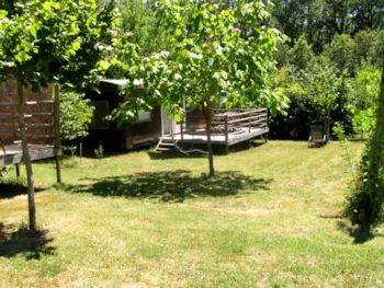 Location - Mobil Home N°2 - Camping naturiste Le Champ de Guiral