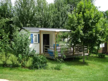 Location - Mobil Home N°1 - Camping naturiste Le Champ de Guiral