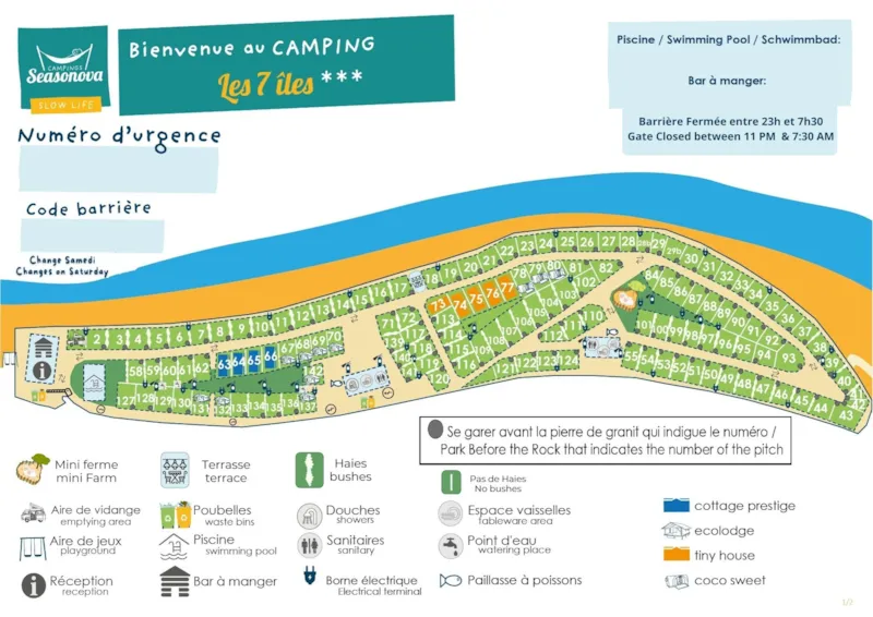Forfait Bord De Mer : Emplacement + Véhicule + Électricité