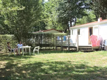 Accommodation - Mobile Home Super Mercure Eco 28M² (2 Bedrooms) + Terrace - Camping Domaine La Plage du Garoustel