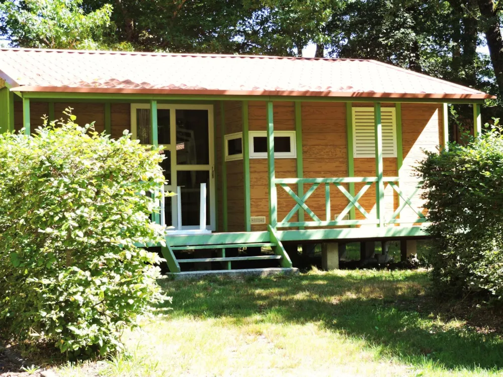 Mietunterkunft - Hütte Class3 Komfort Ausgestattet Für Behindertes 46M² (2 Zimmer) + Überdachte Terrasse - Camping Domaine La Plage du Garoustel