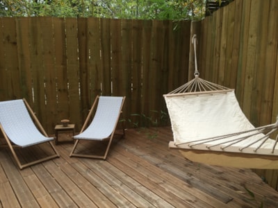 WOODEN BUNGALODGE 12m² - Lieu