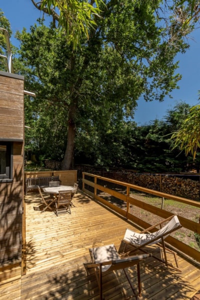 Tiny House with Roof Top - Litchi