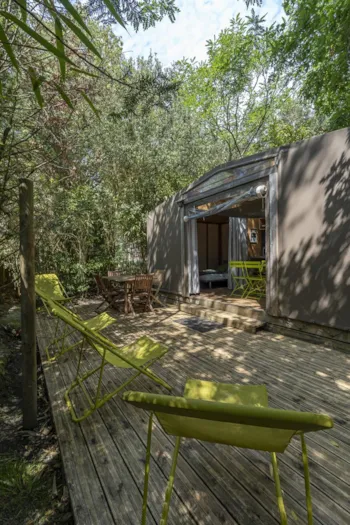 Huuraccommodatie(s) - Stacaravan Tente Maori - Lucane - Lodging le Lac