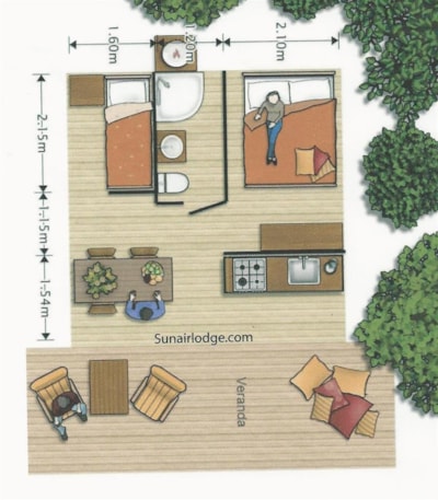 LODGE 35m² - Locuste