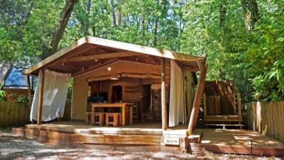 ECOLODGE cotton and wood + outdoor shower - Liparis