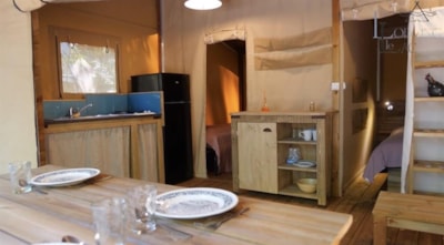 ECOLODGE cotton and wood + outdoor shower - Liparis