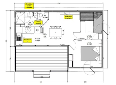 Chalet FAMILIA 33m² - 2 bedrooms