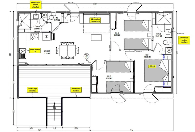 Chalet Larla 55.30M² - 3 Chambres