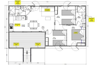 Chalet LARLA 55.30m² - 3 bedrooms