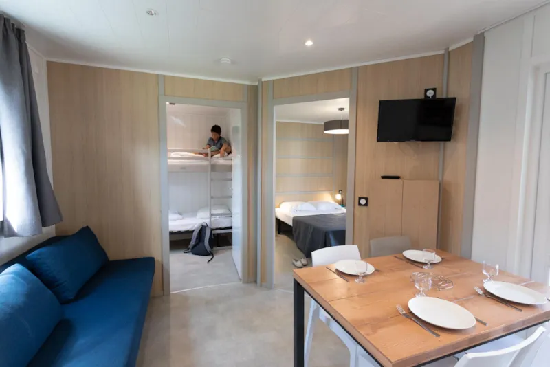 Chalet Pmr 35M² - 2 Chambres - Adapté Pour Personnes À Mobilité Réduite