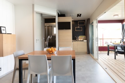 FAMILIA Chalet 33m² - 2 bedrooms avec rideau terrasse