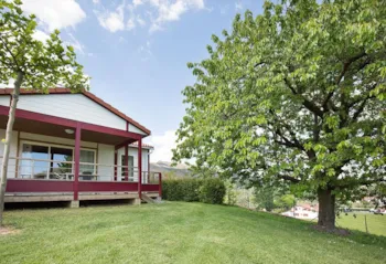 Mietunterkunft - Hôtelier Chalet 35M² - 2 Zimmer Avec Vue - Larlapean - Hotellerie de Plein Air