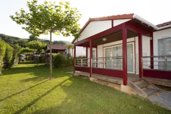 Mietunterkunft - Hôtelier Chalet 35M² - 2 Zimmer - Larlapean - Hotellerie de Plein Air
