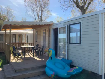 Mietunterkunft - Mobilheim Modulo 27M² - 2/3 Zimmer - Camping  L'Oasis Palavasienne et Eden camping