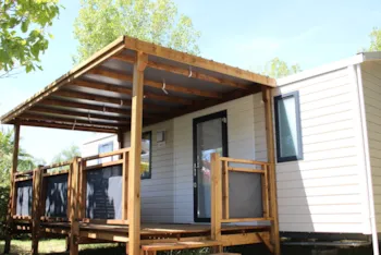 Mietunterkunft - Mobilheim 28M² - 3 Zimmer (Mit Klimaanlage) - Camping  L'Oasis Palavasienne et Eden camping
