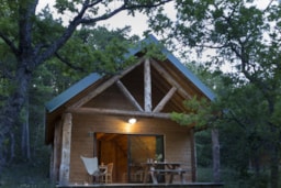 Accommodation - Wood Cabin - Village Huttopia Sud-Ardèche