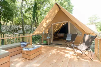 Huuraccommodatie(s) - Canadienne Tent - Village Huttopia Sud-Ardèche