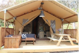Accommodation - Tent Glamping - Flower Camping du Lac du Causse