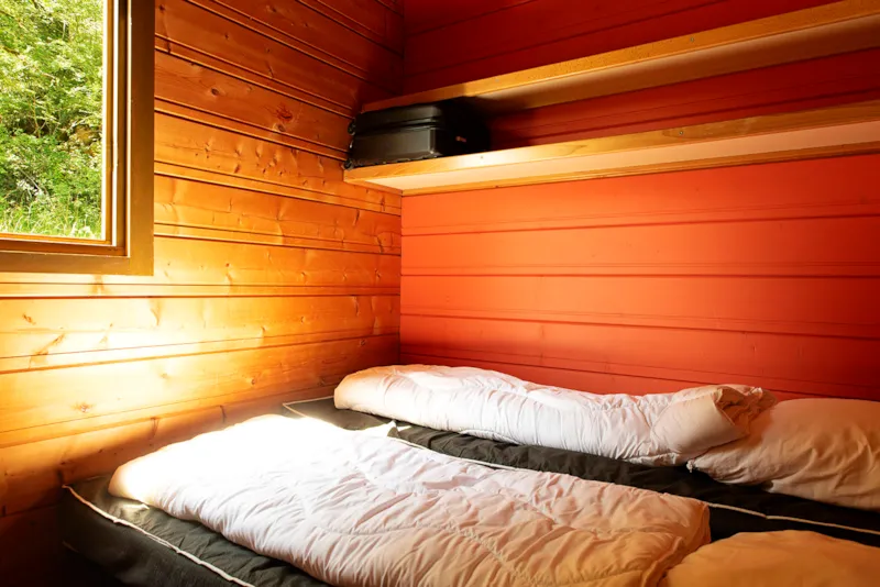 Ecolodge Bois Standard 12 À 17M² (1 Chambre) + Terrasse Couverte 4M²  (Sans Sanitaires)