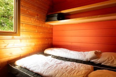 Standard wooden ecolodge 12 to 17m² (1 bedroom) + 4m² covered terrace (without bathroom facilities)