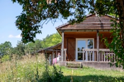 Accommodation - Chalet Confort 26M² (2 Bedrooms) - Lake View - Flower Camping du Lac du Causse